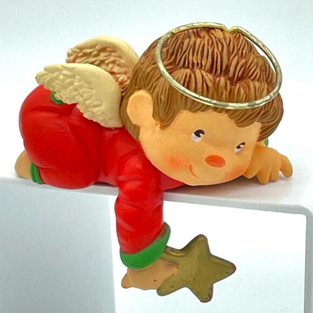 Christmas Angel Stocking Hanger‎ HALLMARK Vintage 1983